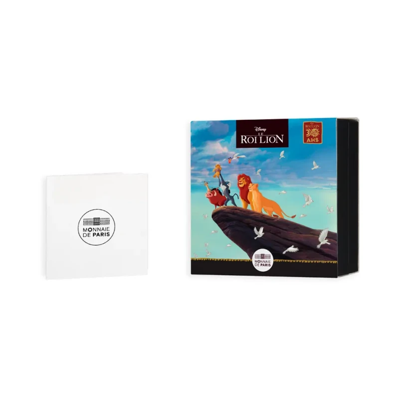 Moneta d'oro francese Il Re Leone 2024 Proof 1 oncia Monete da collezione