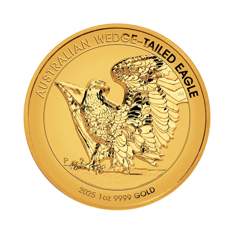 Auatralia: moneta d'oro Wedge-tailed Eagle 2025 (Proof, Alto rilievo), 1 oz (0,9999) Monete da collezione