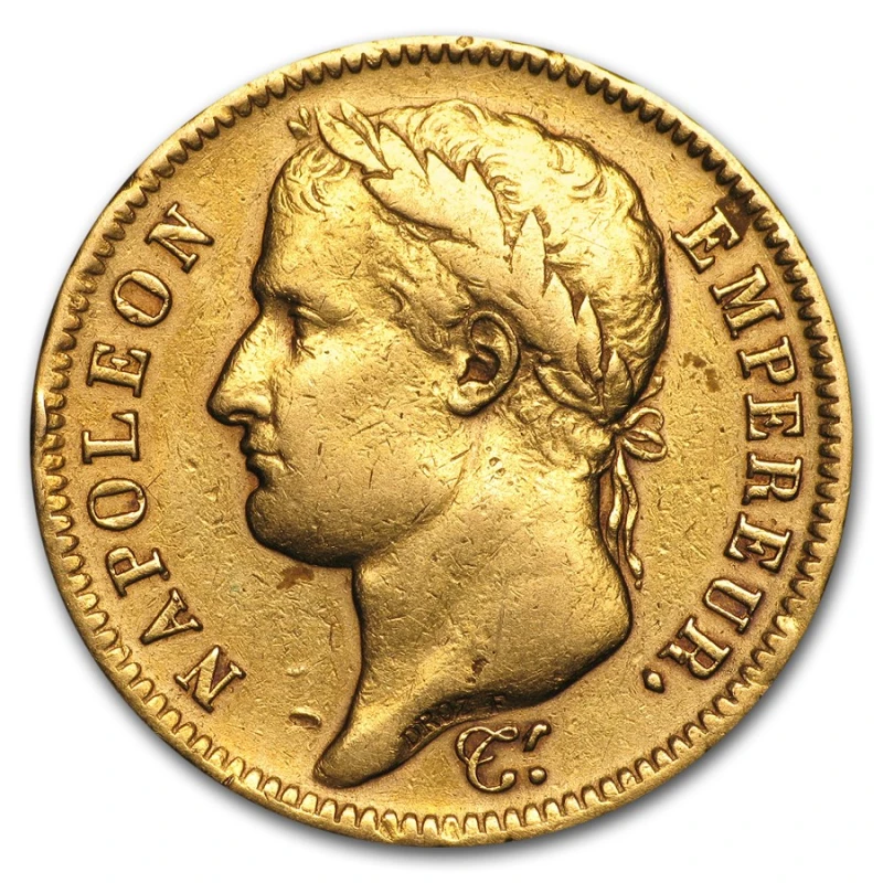 Francia: moneta d'oro Napoleone Bonaparte 40 franchi 11,61 g Monete da collezione