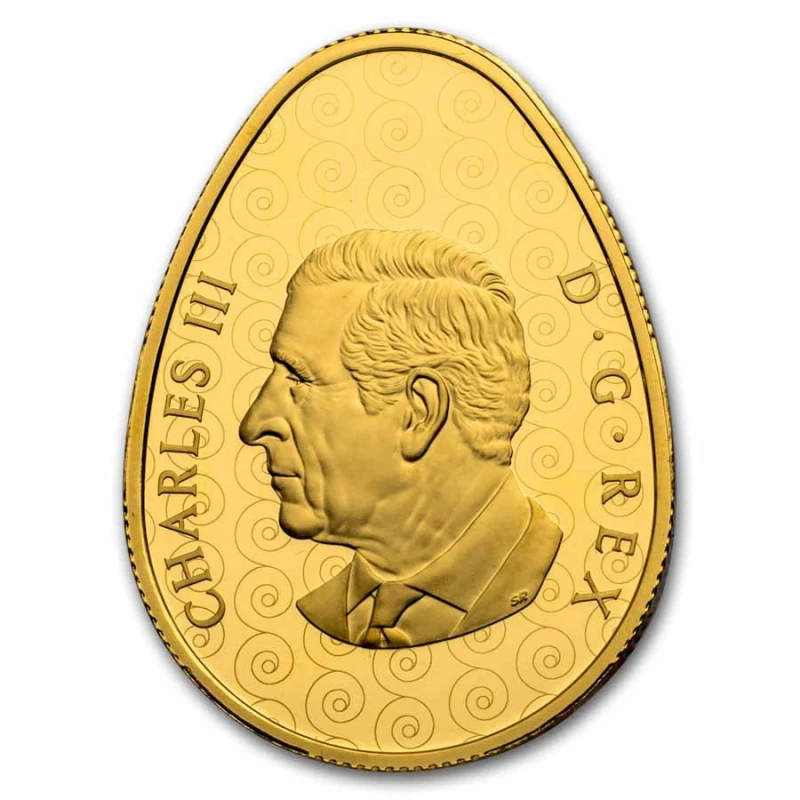 Canada: moneta d'oro Pysanka 2025 Proof 58,5 g Monete da collezione