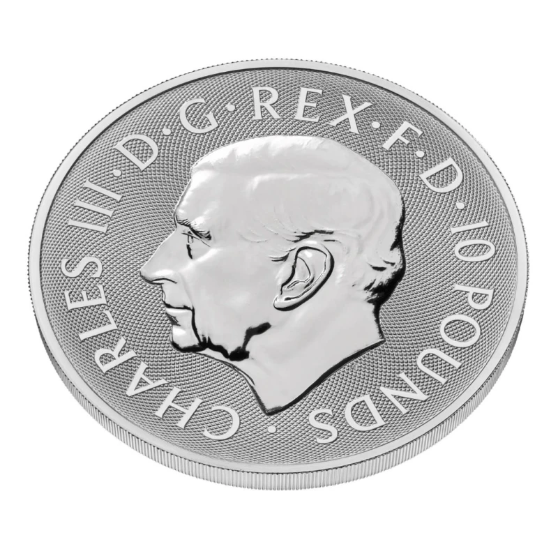 Regno Unito: moneta d'argento Greyhound of Richmond 2025 10 oz Monete da collezione