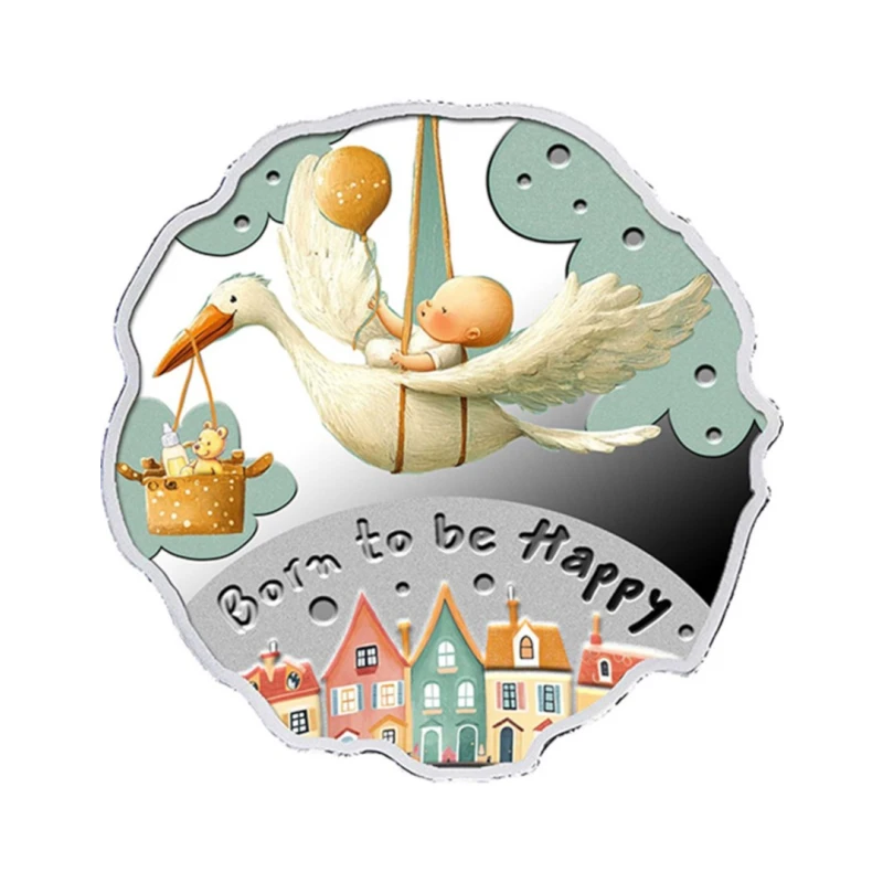 Camerun: moneta d'argento Born to be happy 2025 Proof 16,81 g Monete da collezione