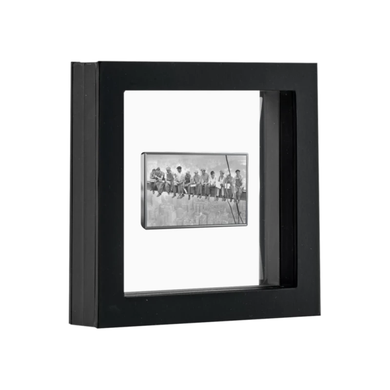 Niue: moneta d'argento Pranzo in cima a un grattacielo 2025 1 oz Monete da collezione