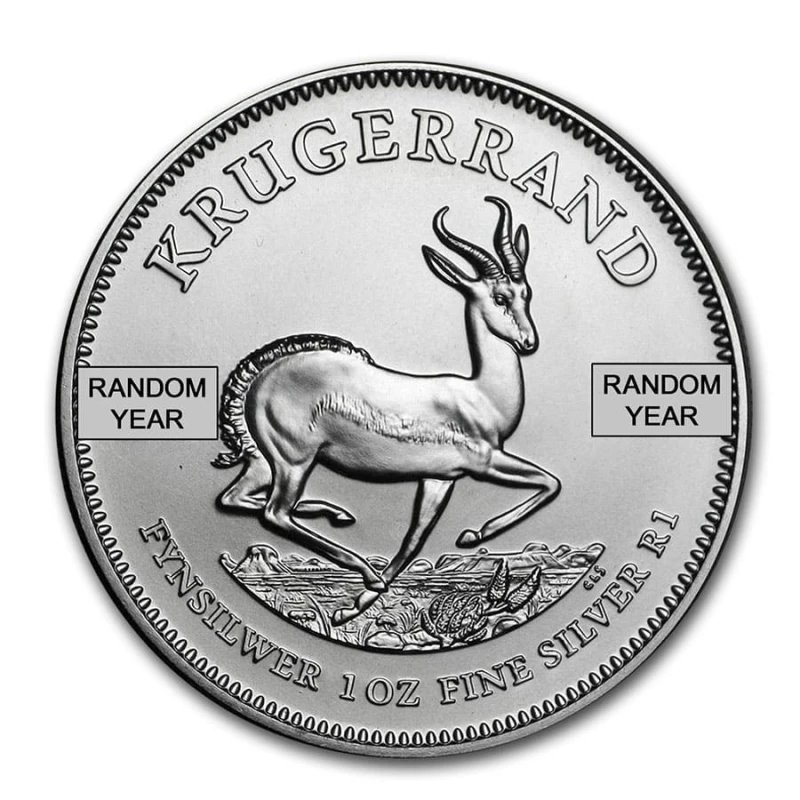Moneta d'argento Sudafrica Krugerrand da 1 oncia Monete investimento