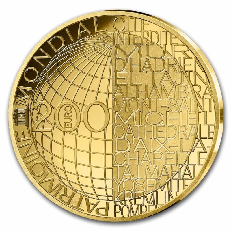 Francia: moneta d'oro Notre-Dame de Paris 2025 Proof 1 oncia Monete da collezione