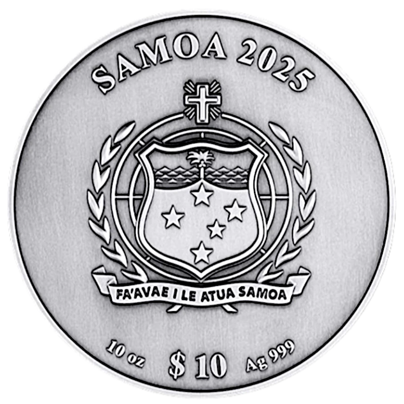 Samoa: moneta d'argento Monopoly 2025 10 oz Monete da collezione