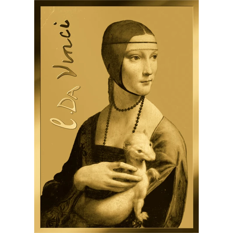 Ciad: moneta d'oro Campo di papaveri vicino ad Argenteuil 1/1000 oz Monete da collezione