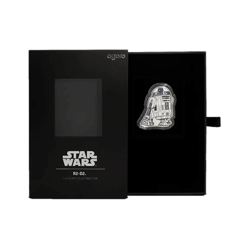 Niue: moneta d'argento R2-D2 2025 Proof colorato 1 oz Monete da collezione
