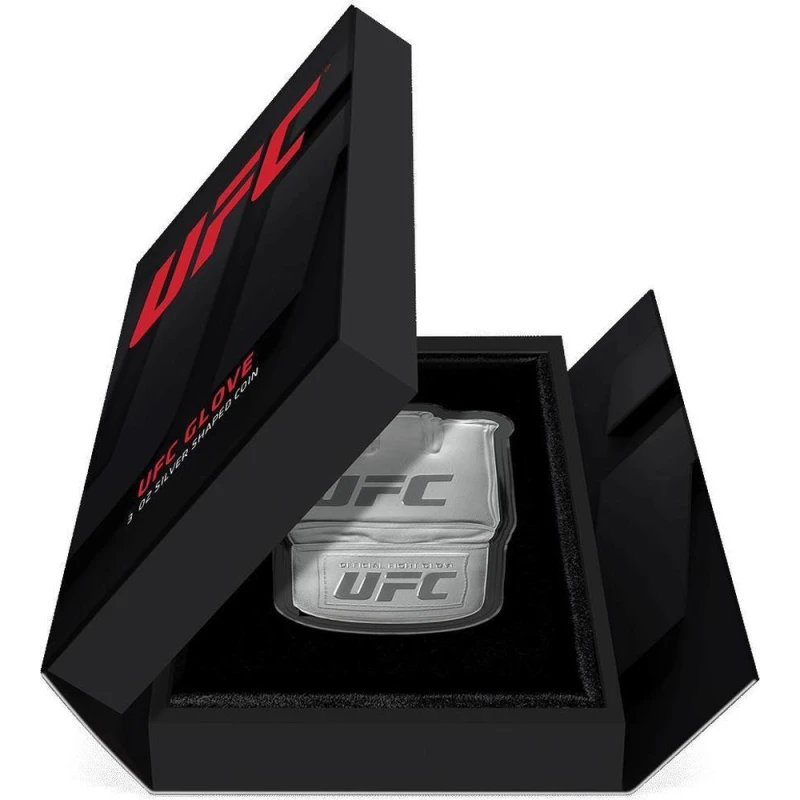 Niue: moneta d'argento UFC Glove 2024 Proof 3 oncia Monete da collezione