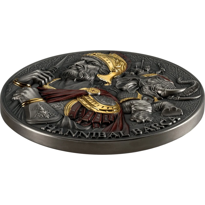 Camerun: moneta d'argento Hannibal 2025 5 oz Monete da collezione