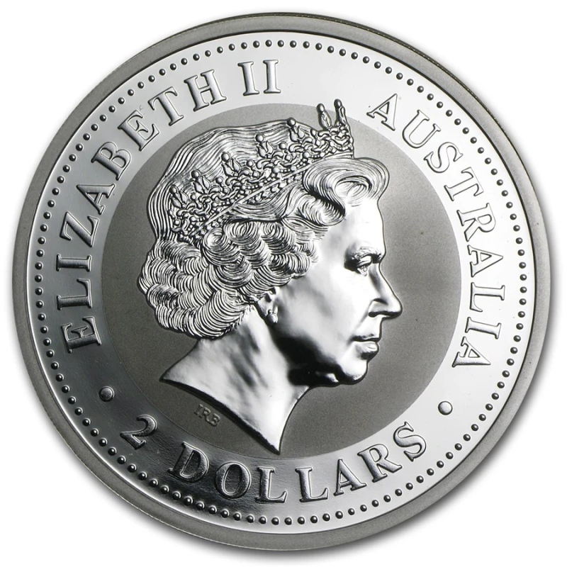 Australia: moneta d'argento Anno della Capra 2003 2 oz Monete investimento