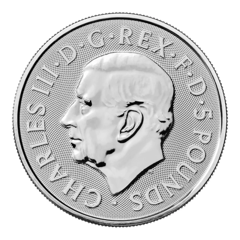 Moneta d'argento del Regno Unito Le bestie reali dei Tudor La pantera della regina 2025 2 oncia Monete da collezione