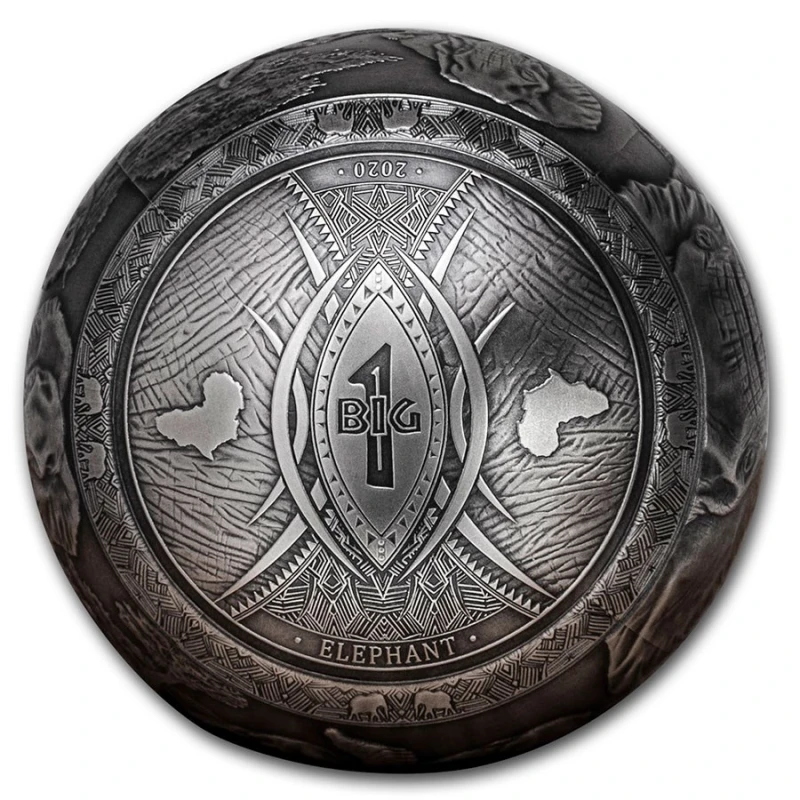 Gibuti: moneta d'argento Elefant 2020 1000 g  Monete da collezione