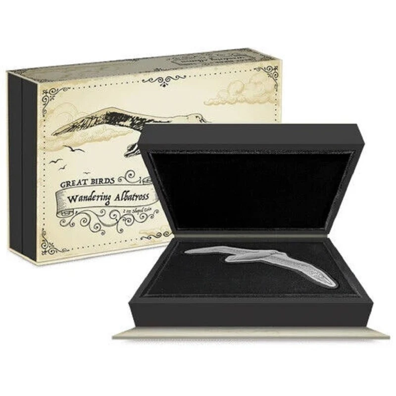 Niue: silver coin Wandering Albatross 2023 Proof 2 oz Collectible coins