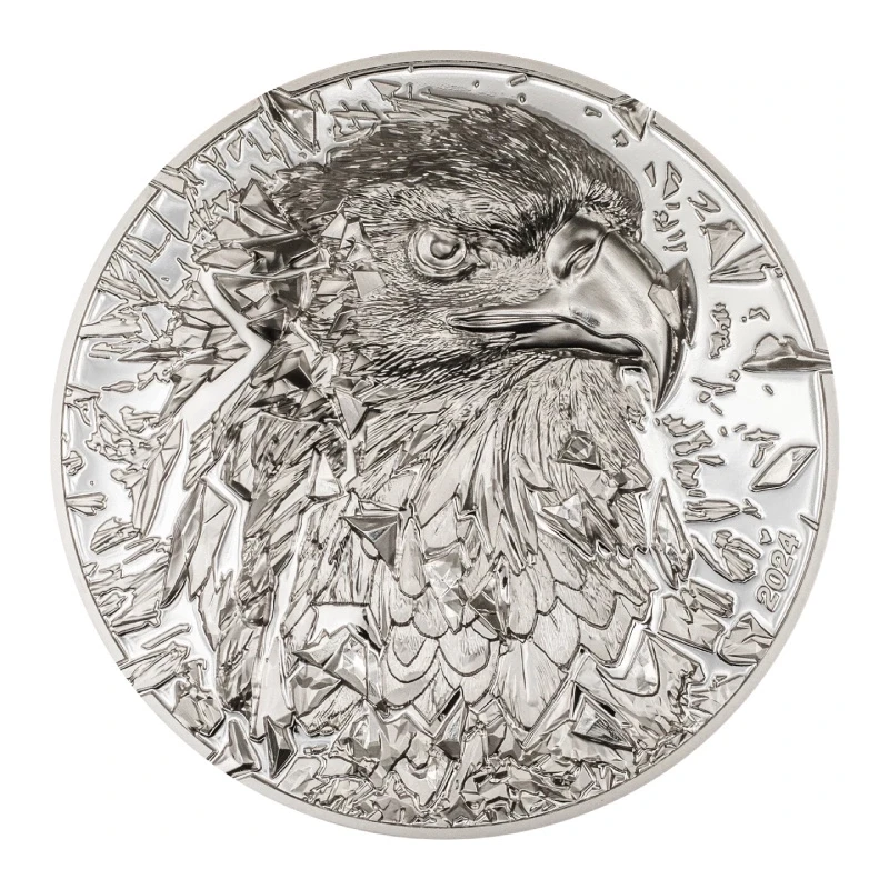 Cook Islands: silver coin Bald Eagle 2024 Proof 3 oz Collectible coins