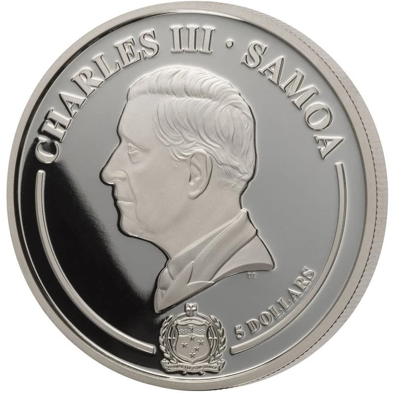 Samoa: moneta d'argento Magnolia 2025 Proof dorata da 1 oncia Monete da collezione