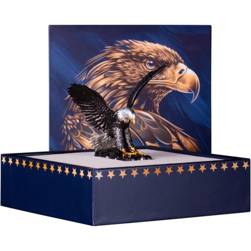 Samoa: silver coin Eagle 2026 Proof gilded 3 oz Collectible coins