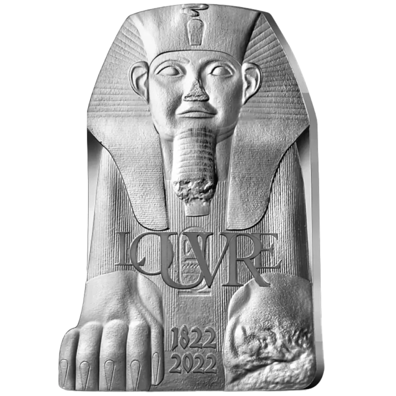 Moneta d'argento Francia Louvre 2022 Proof 22,2 g Monete da collezione