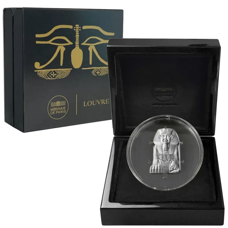 Moneta d'argento Francia Louvre 2022 Proof 22,2 g Monete da collezione