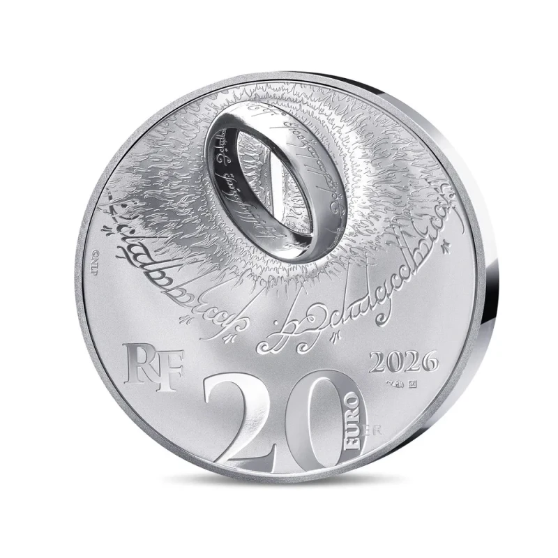 France Silver Coin The Lord of the Rings 2026 Proof 1 oz Collectible coins