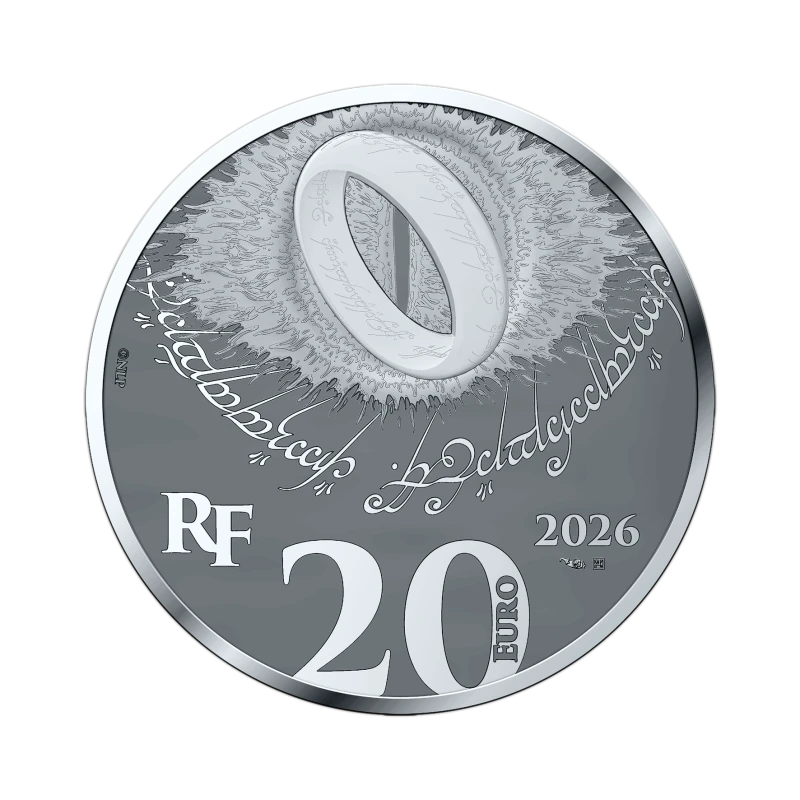 France Silver Coin The Lord of the Rings 2026 Proof 1 oz Collectible coins