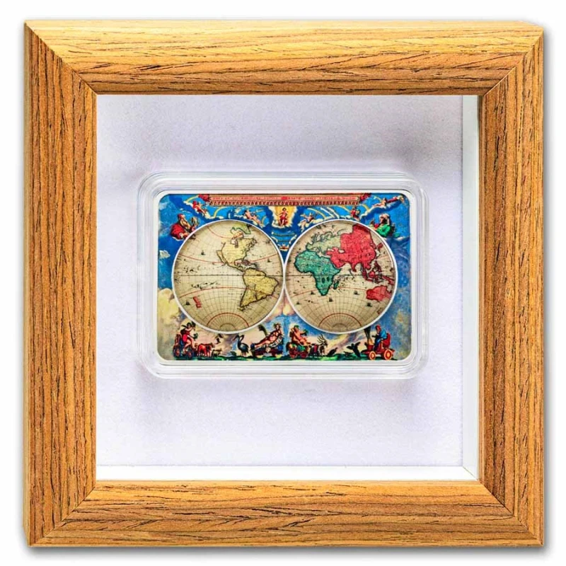 Moneta d'argento del Camerun Atlas Maior 2026 Proof 1 oncia Monete da collezione
