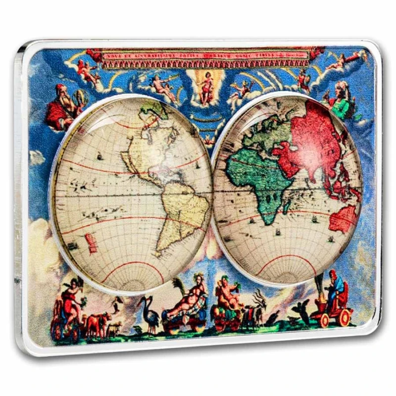 Moneta d'argento del Camerun Atlas Maior 2026 Proof 1 oncia Monete da collezione