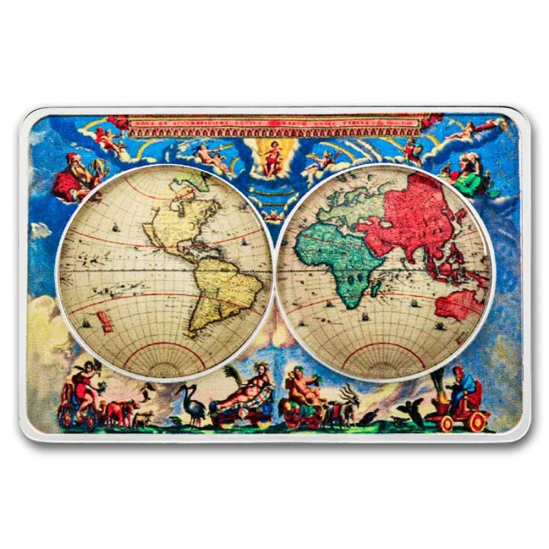 Moneta d'argento del Camerun Atlas Maior 2026 Proof 1 oncia Monete da collezione