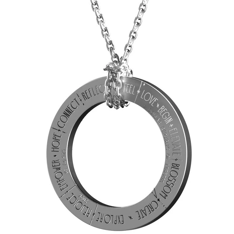 Moneta d'argento della Liberia Ciondolo del cerchio della fortuna 2026 5,7 g Monete da collezione